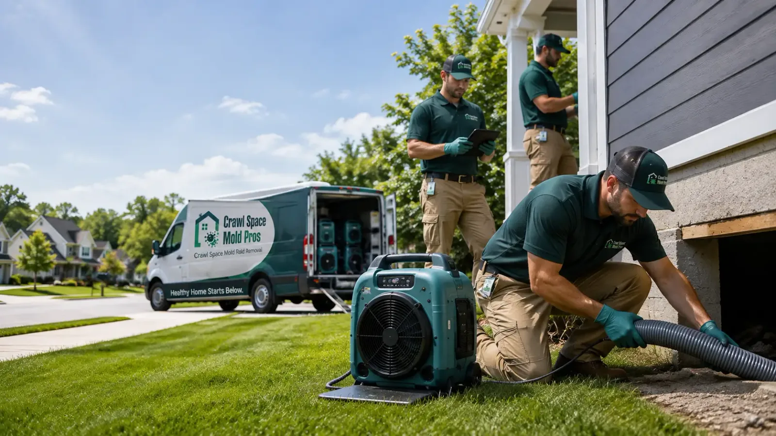 Crawl Space Mold Removal in Stoughton, MA